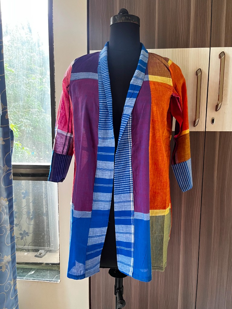 Multicolour Cotton Gamcha Shrug — photo 4