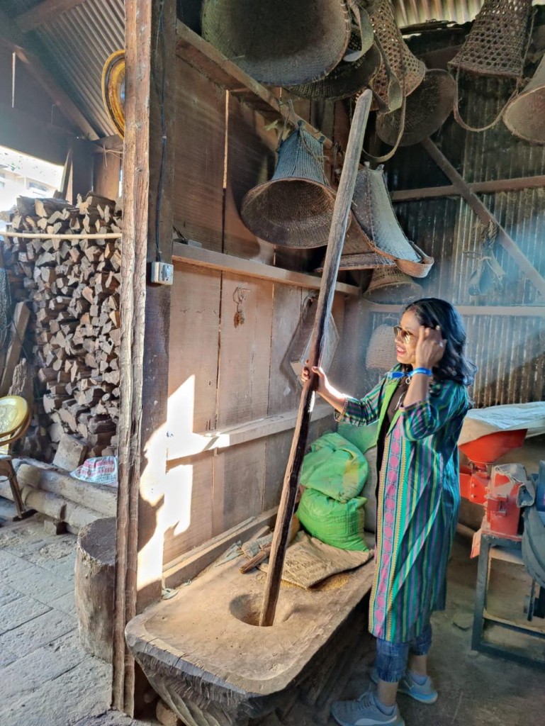 Intern at a rural workshop visit