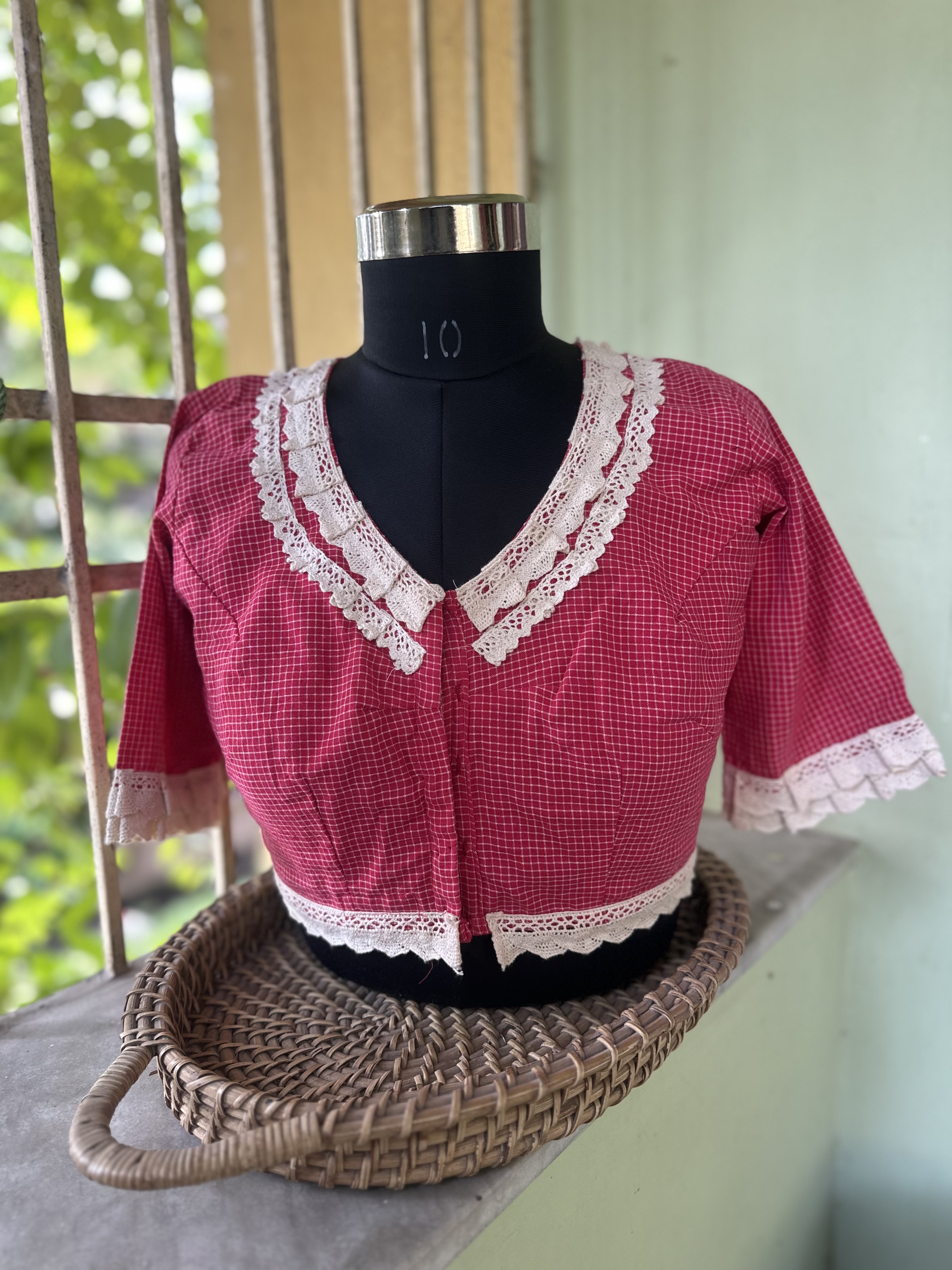 Handloom cotton blouse Revolutionary