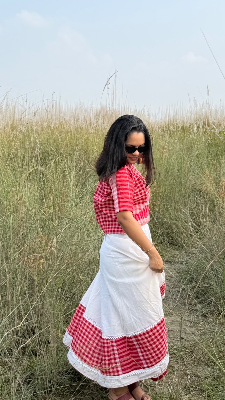 Gamcha Skirt Set lalita — photo 9