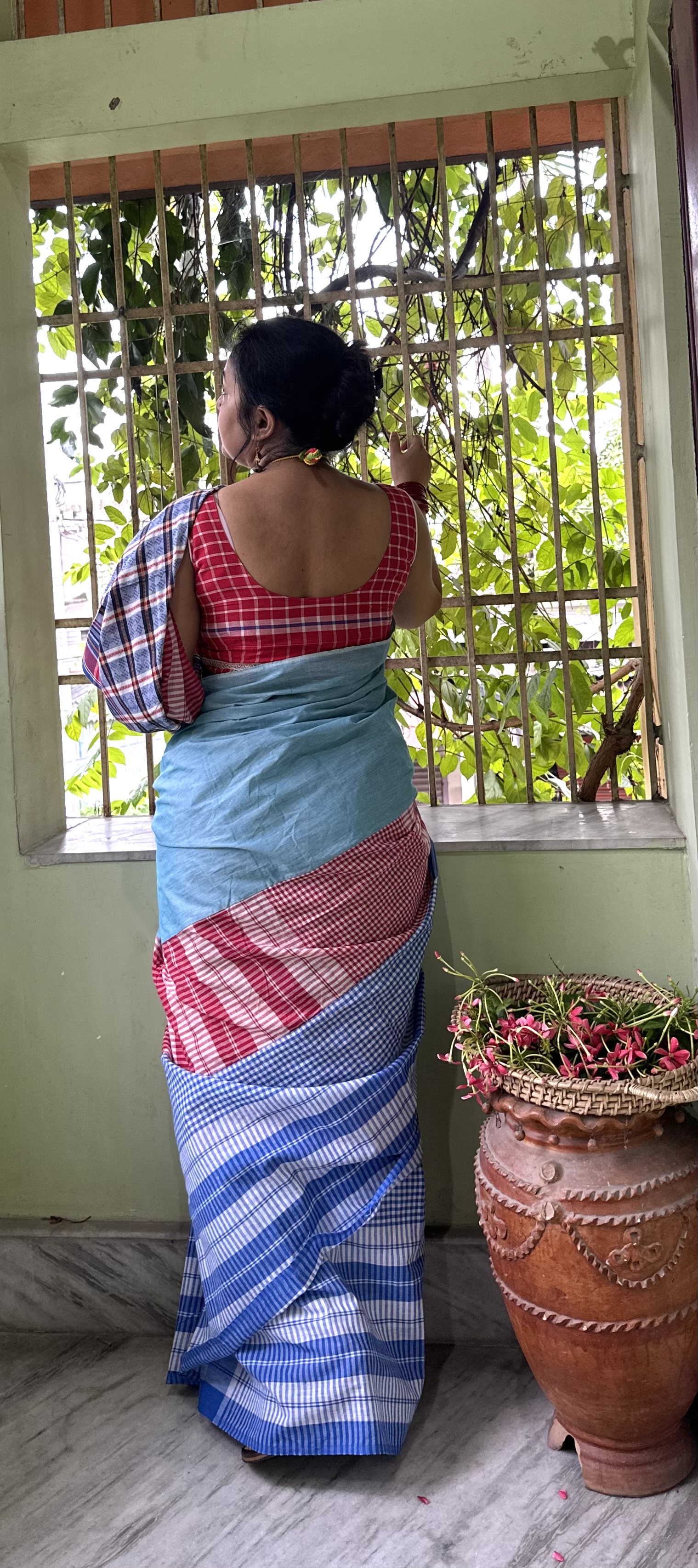 Gamcha saree Asmani — photo 7