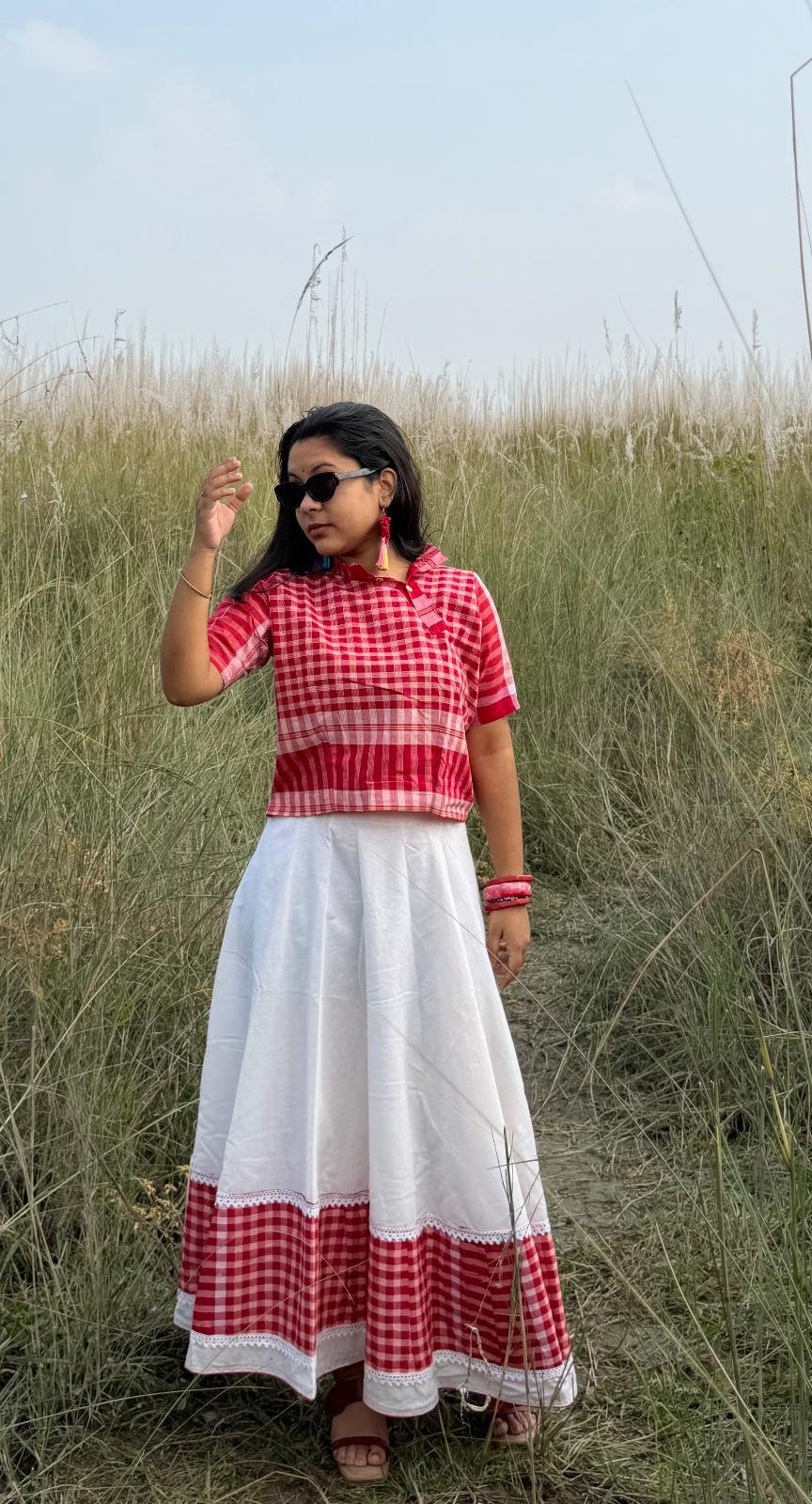 Gamcha Skirt Set lalita — photo 4