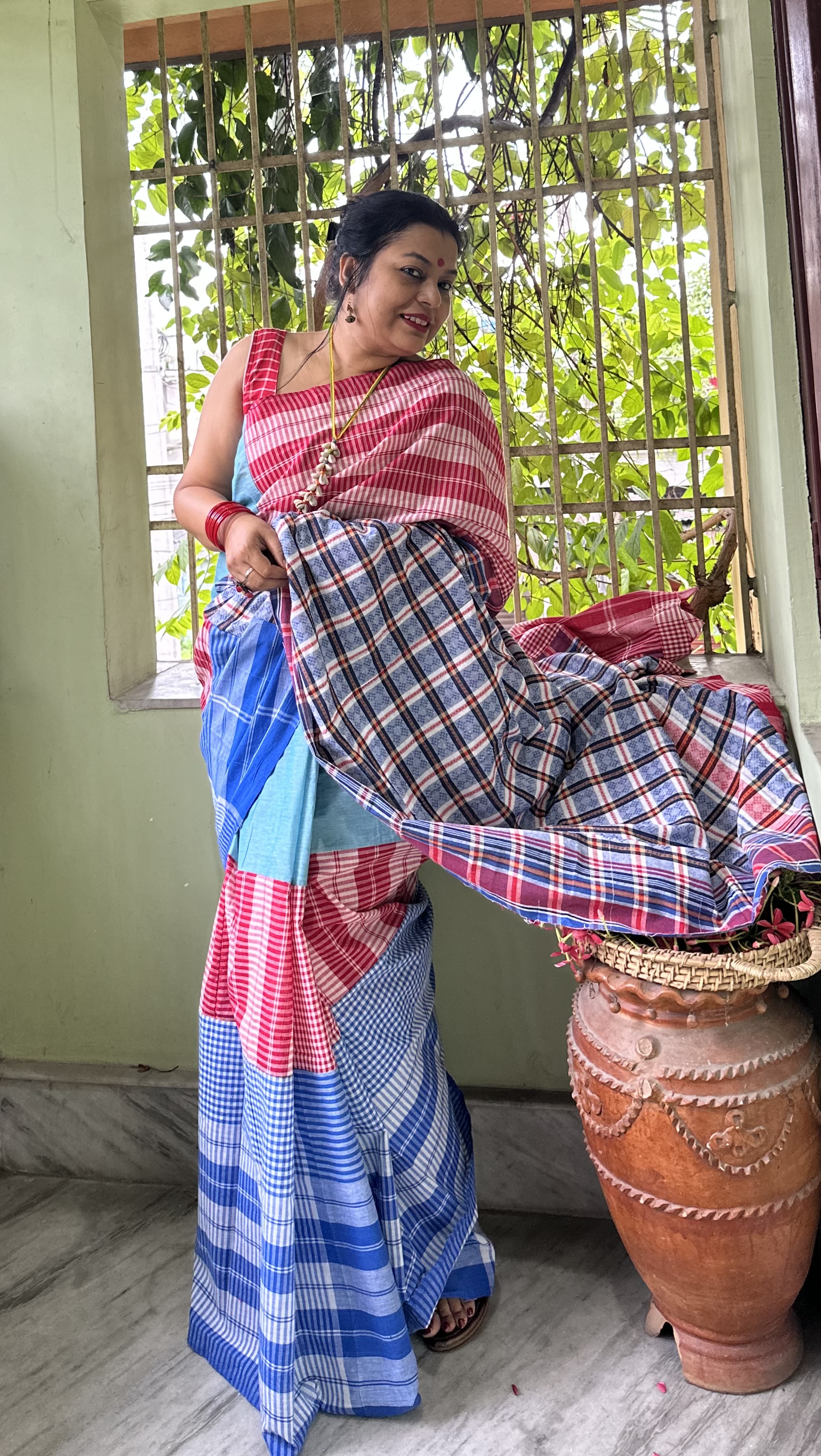 Gamcha saree Asmani — photo 3
