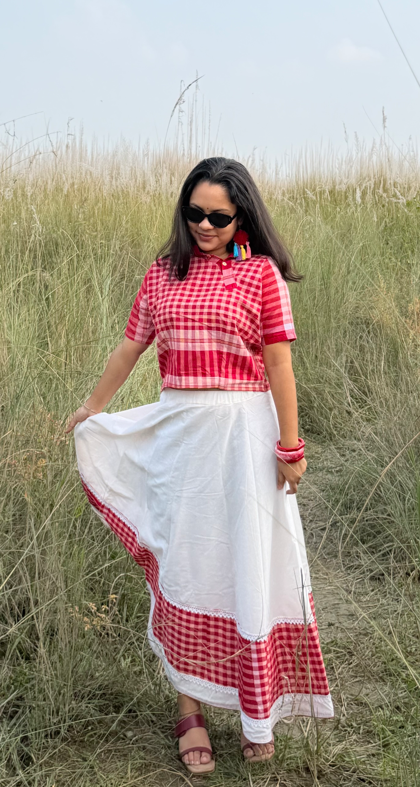 Gamcha Skirt Set lalita — photo 10