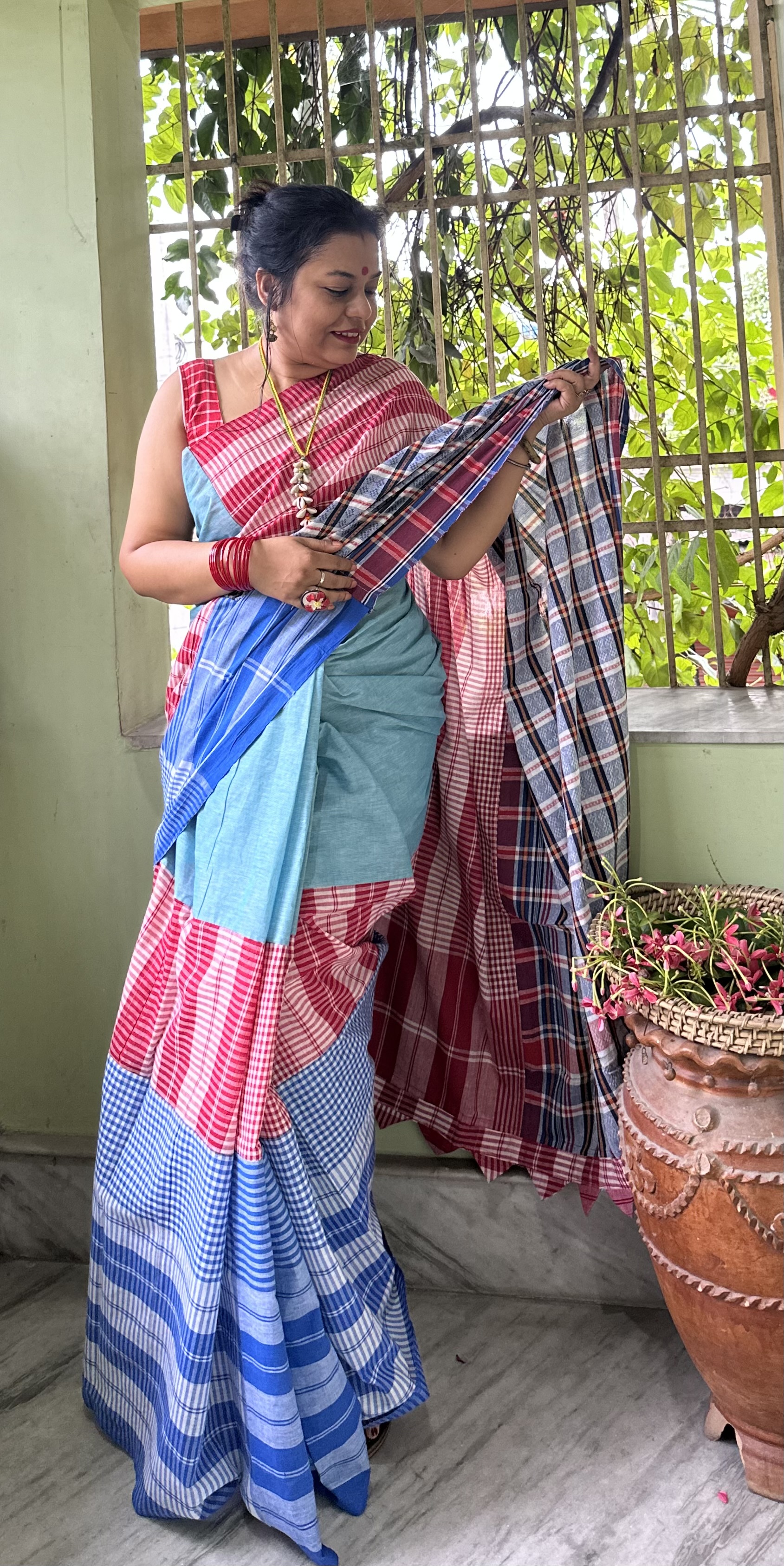 Gamcha saree Asmani — photo 4