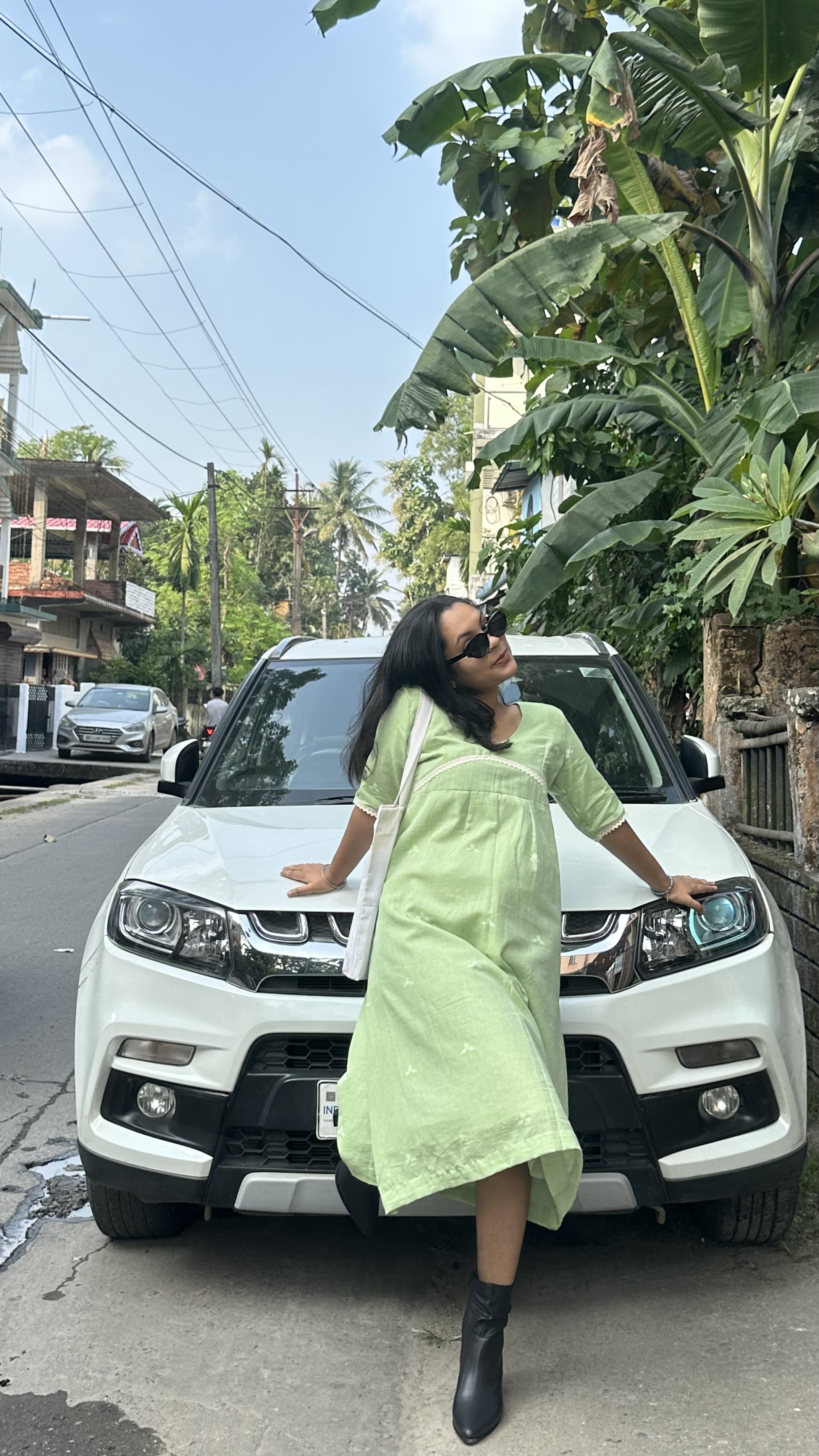 Jamdani Dress Pesta Badam — photo 7
