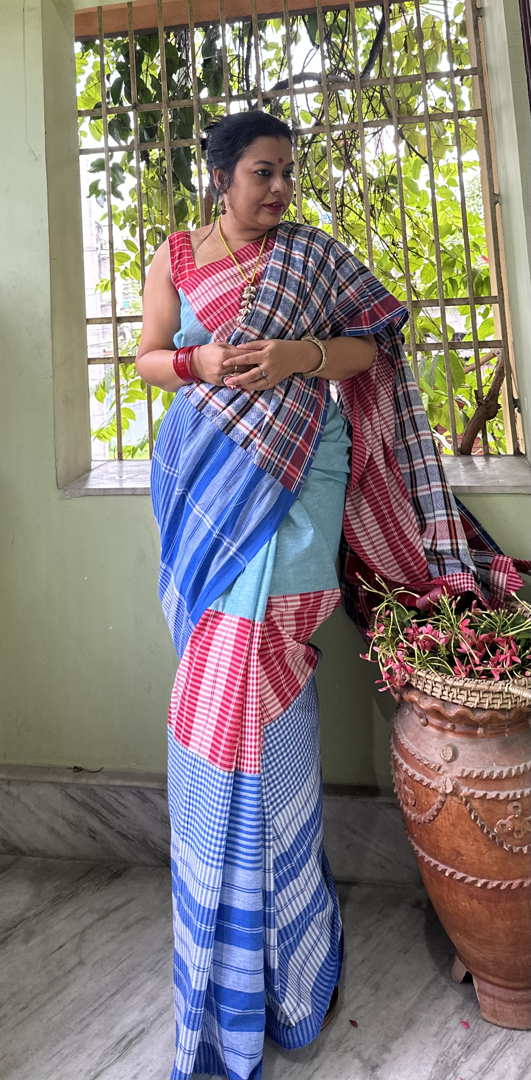 Gamcha saree Asmani — photo 6
