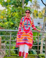 Katki Gamchha Kurta with Palazzo Pants - Image 4