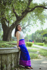 Tribal fabric wrapped skirt - Image 2