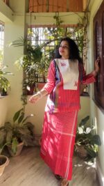 Cotton printed dhoti set - Image 4