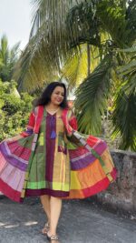 Layered Gamchha Dress - Image 7