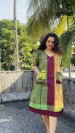 Layered Gamchha Dress - Image 4