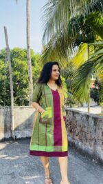Layered Gamchha Dress - Image 3