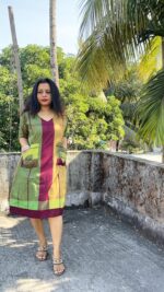 Layered Gamchha Dress - Image 2
