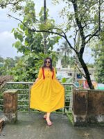 Yellow Hakoba Dress - Image 5