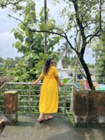 Yellow Hakoba Dress - Image 4