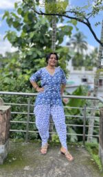 Cotton printed dhoti set 1 - Image 3