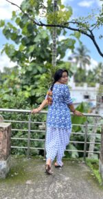 Cotton printed dhoti set 1 - Image 2