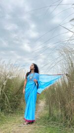 Khadi Cotton Saree with Border