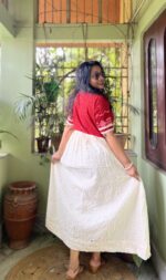 Handloom jamdani and Cotton hakoba Dress - Image 5