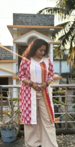 Khadi cotton long Shrug - Image 5