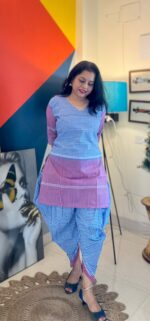 Gamcha Cotton Dhoti Set