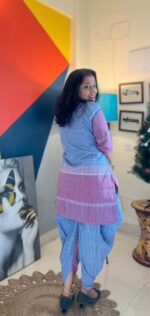 Gamcha Cotton Dhoti Set - Image 3