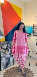 Gamcha Cotton Dhoti Set - Image 3