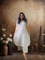 Handloom cotton Jamdani Coord Set - Image 3