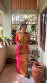 Cotton Wrapped Skirt with Jacket - Image 4