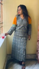 Ajrakh wrapped skirt and Top set - Image 4