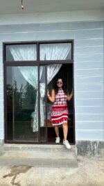 Gamcha Halterneck Dress - Image 3