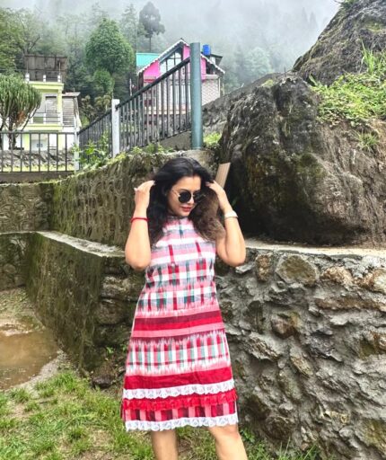 Gamcha Halterneck Dress