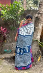 Cotton  printed saree - Image 5