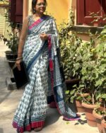 Cotton  printed saree