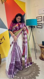 Gamcha Patchwork Saree