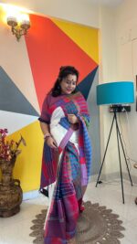 Gamcha Patchwork Saree