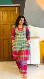 Officewear Gamcha Coord Set - Image 2