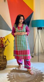 Officewear Gamcha Coord Set