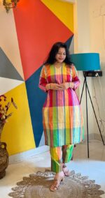 Office wear Cotton Gamcha Coord set - Image 3