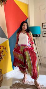 Cotton Gamcha Harem Pant Set - Image 7
