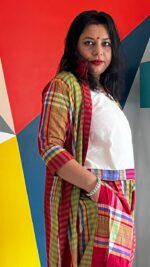 Cotton Gamcha Harem Pant Set - Image 6