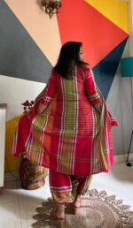 Cotton Gamcha Harem Pant Set - Image 3