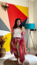 Cotton Gamcha Harem Pant Set - Image 4